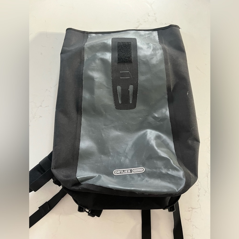 Ortlieb Waterproof Grey Messenger Backpack 23L